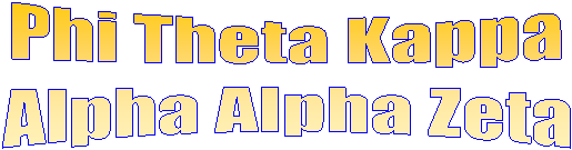 Phi Theta Kappa
Alpha Alpha Zeta